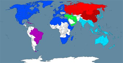 Allied Forces World Map By Epicbritannia877 On Deviantart