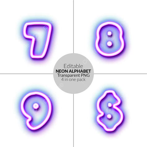Pink Neon Alphabet Png Clipart Png Mart
