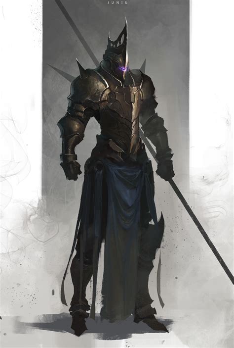 Artstation Fallen Gladiator Ben Juniu Cool Armor Fantasy Armor