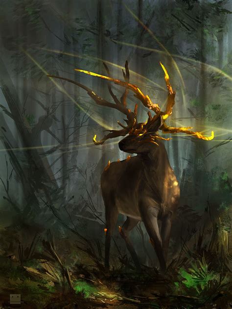 Digitallydelicious Elara Deer Guardian By Sickbrush Mythical