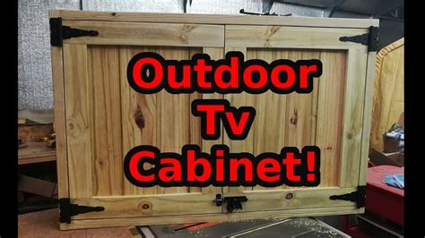 Custom Outdoor Tv Cabinet You