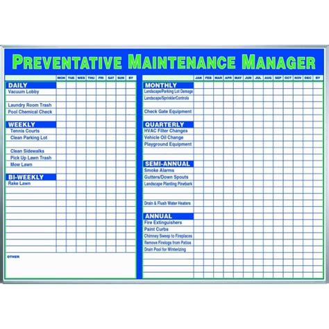 Plant maintenance supervisor — supervises team and maintains the operations of plant systems building maintenance supervisor — oversees technicians who are responsible for the daily upkeep. Preventative Maintenance Manager Board | HD Supply