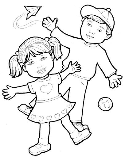 為孩子們的著色頁 Kids Free Coloring Pages