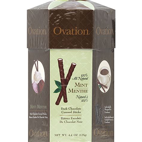 Ovation Dark Chocolate Covered Sticks 44 Oz Snacks Chips And Dips