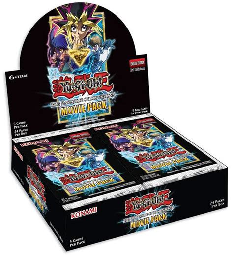 Yugioh Trading Card Game Dark Side Of Dimensions Movie Pack Booster Box 24 Packs Konami Toywiz