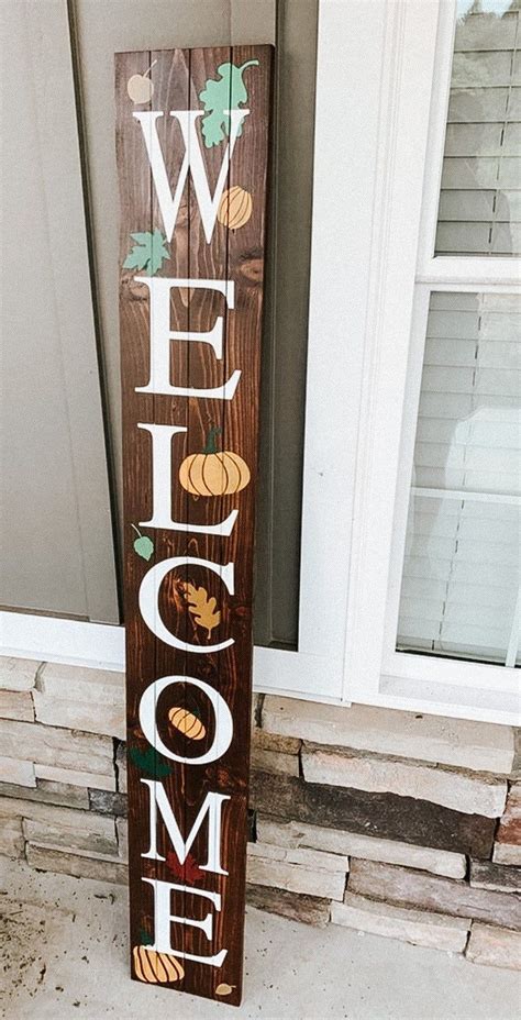 30 Fall Welcome Signs For Front Porch