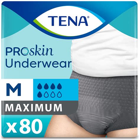 Buy Tenaincontinence Underwear For Men Maximum Absorbency Proskin Small Medium 80 Count
