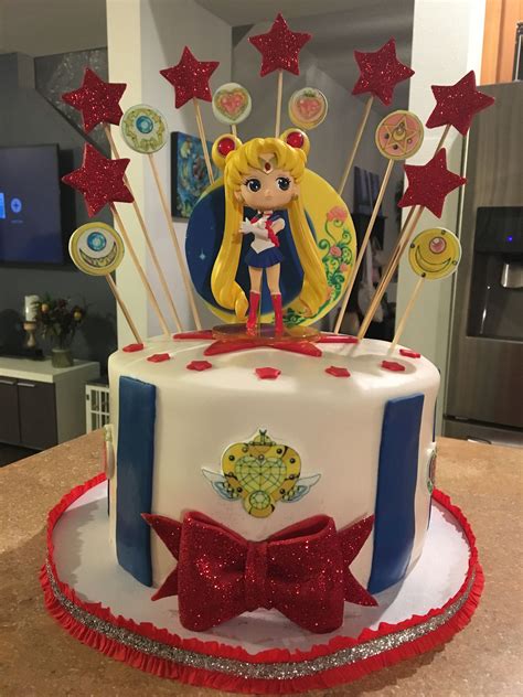 Sailor Moon Cake Pasteles De Sailor Moon Mooncake Tortas Temáticas
