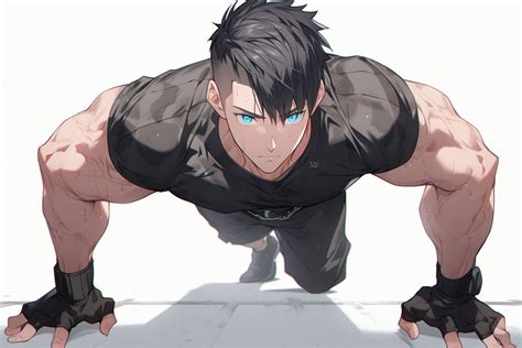 Sano Doing Push Ups By Nwawalrus On Deviantart