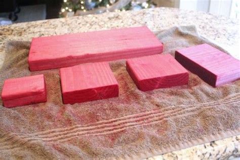 Photo Blocks Using Rit Dye Rit Dye Rit Dye Furniture Diy Wood Stain