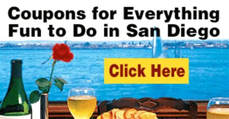 San Diego Coupons For Discount Shopping Dining And Attractions