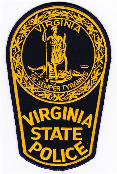 Va Virginia State Police Patch For Waubonsee Community C Flickr