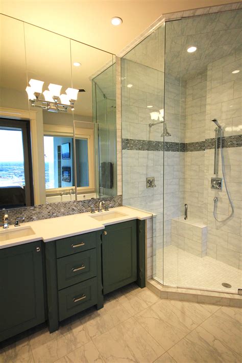 River House Condo Master Bathroom Ashley Cole Design Elegant