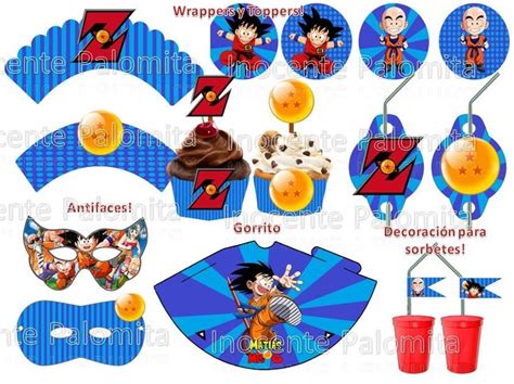 Resultado De Imagen Para Kit Imprimible De Dragon Ball Circulos Ball