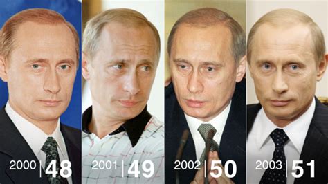 Как менялся Путин за 18 лет у власти Фотографии по годам Bbc News Русская служба