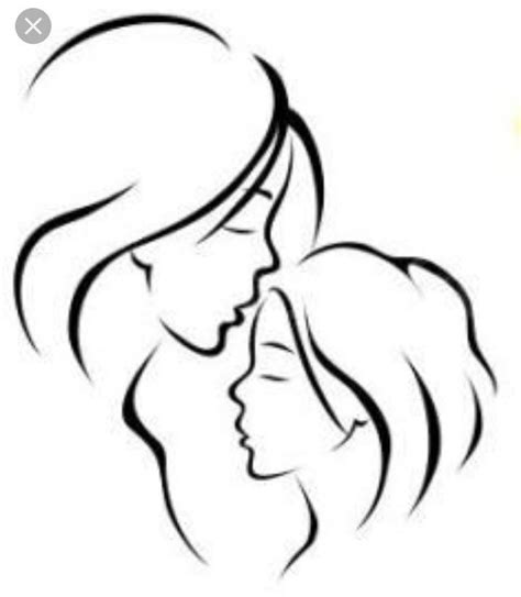 Pin By Frisomfuglen On Frases Mother And Daughter Drawing Mother