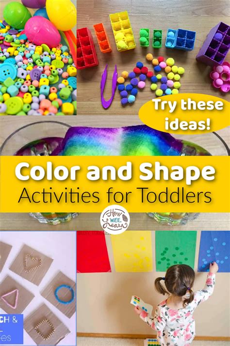 Easy Color And Shape Activities For Toddlers Laptrinhx News