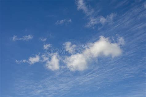 Cirrus Clouds In A Blue Sky Stock Image Image Of Cirrus Color 193425207