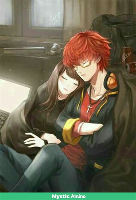 Couple Manga Anime Love Couple Cute Anime Couples Mystic Messenger