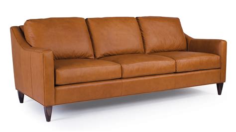 Leather Sofa 261 10l By Smith Brothers At Wright Furniture And Flooring