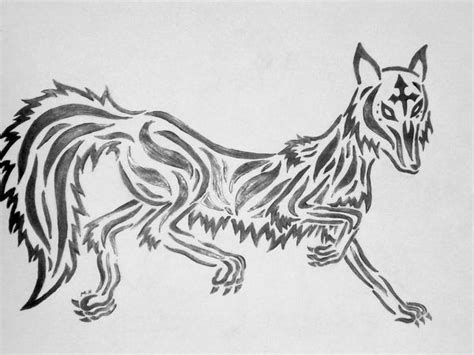 Running Wolf Tattoo Design By Jester Wolf On Deviantart