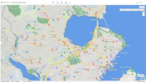 Portland Maine Map