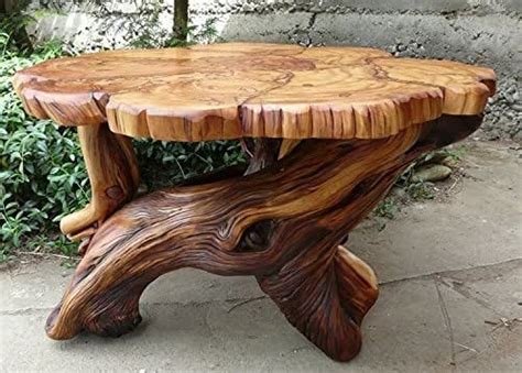 Natural Tree Trunk Coffee Table Handmade