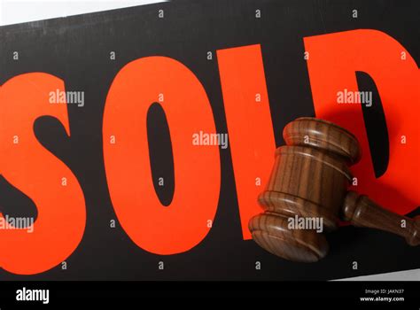 Sold To The Highest Bidder At This Auction Stock Photo Alamy