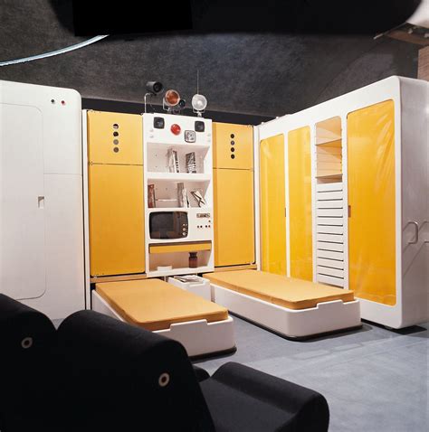 Joe Colombo Total Furnishing Unit 1971 Futuristic Interior