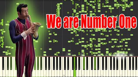 We Are Number One Midi We Are Number One Piano Sound Youtube