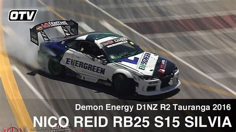 Nico Reid Evergreen Tyres Rb25 S15 Silvia D1nz Drifting R2 Tauranga