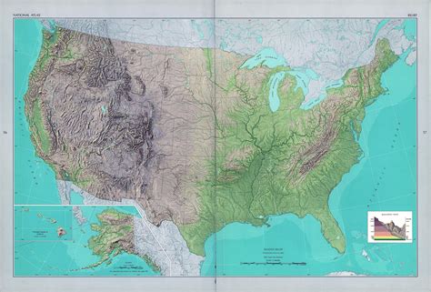 3d Relief Map Of Us Map