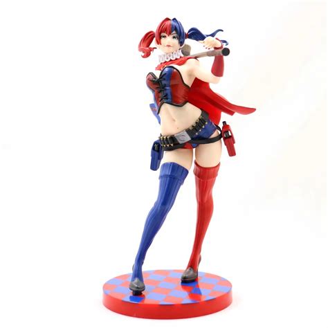 22cm suicide squad harley quinn action figure scale comics bishoujo statue harley quinn pvc