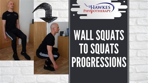 Wall Squats To Squats Progressions
