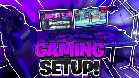 My 5000 Fortnite Gaming Youtube Setup 2021 Youtube