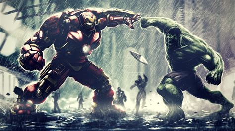 Thor And Hulk Fight Wallpapers Wallpaper Cave