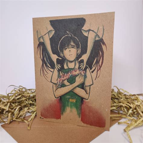 Handmade Recycled Card Omori Birthday Craft Brown Or Etsy Uk