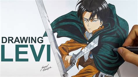 This is my first colored artwork for attack on titan. Drawing Levi From Attack On Titan - YouTube