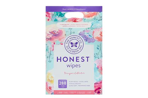 The Honest Company Designer Baby Wipes Rose Blossom 288 Count