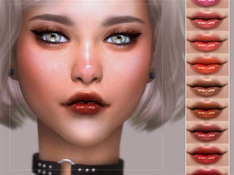 A Simple Glossy Lip Colour Found In Tsr Category Sims 4 Female