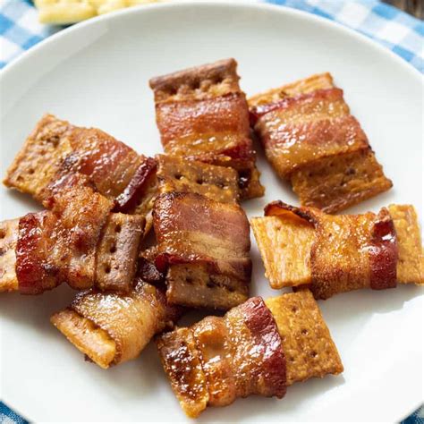 Air Fryer Bacon Wrapped Crackers Skinny Southern Recipes