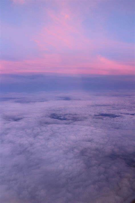 Download Aesthetic Tumblr Pink Cloudy Sky Wallpaper