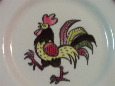 Grandma Charlie's rooster dishes | Red rooster, Rooster, Rooster dish