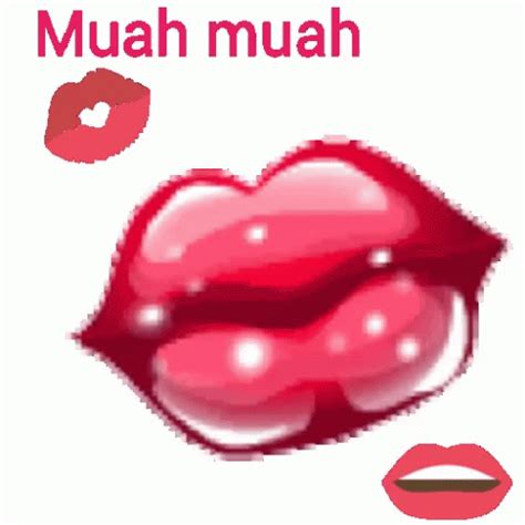 An Image Of A Woman S Lips With The Words Muah Muah On It