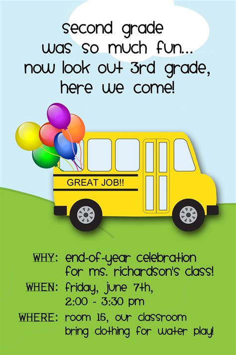 Create end of the school year party flyer style with photoshop, illustrator, indesign, 3ds max, maya or cinema 4d. Party invitations, Invitations and Parties on Pinterest