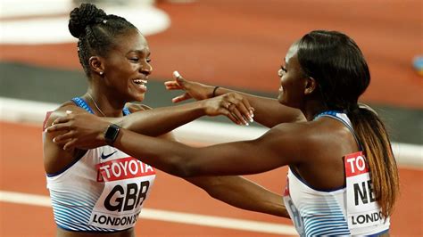 world athletics championships 2017 great britain take silver in women s 4x100m relay bbc sport