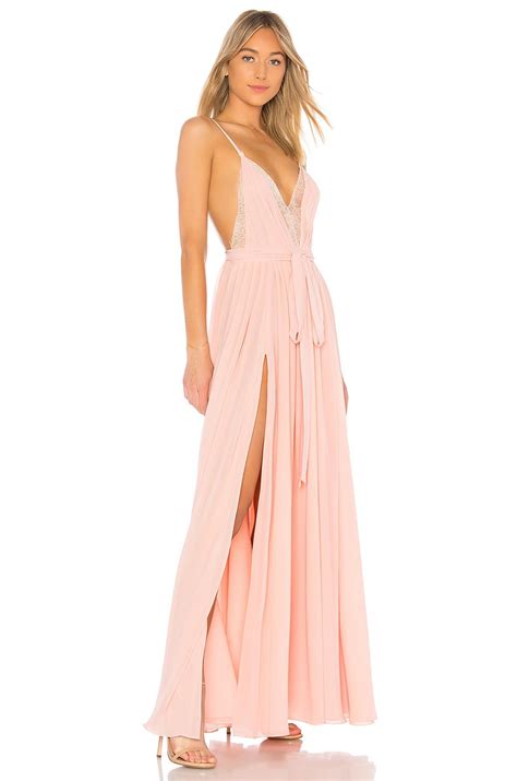 $238 perfecttopbuy offers on top store. Michael Costello Synthetic X Revolve Justin Gown in Pink ...