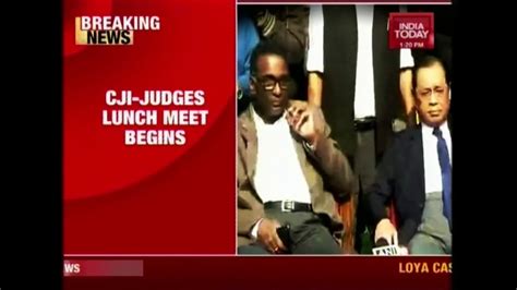 lunch meet with cji misra rebel judges on sc judges protest youtube