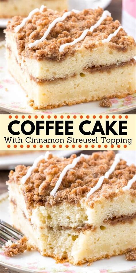 Pour into 2 greased or oiled up ramekins. Coffee Cake Recipe - With Cinnamon Streusel Topping ...