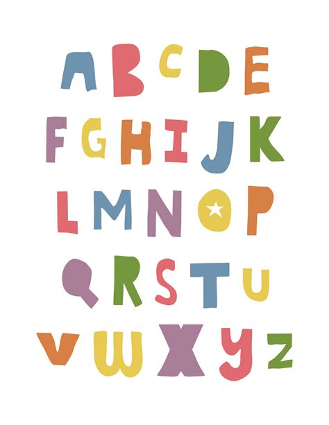 49 Nursery Alphabet Wall Art Images